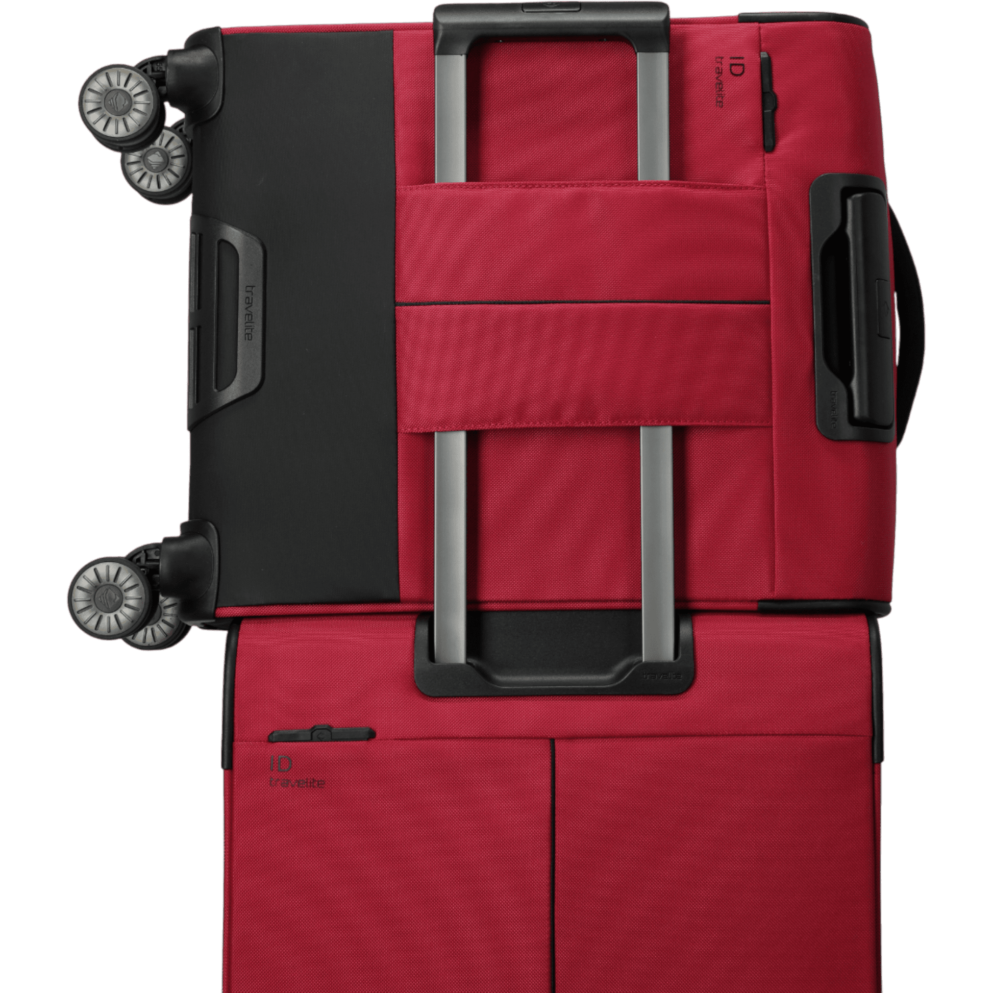 Travelite Crosslite 4-Rollen-Kabinentrolley S 55 cm -Rot KOFFER-PLUS.COM