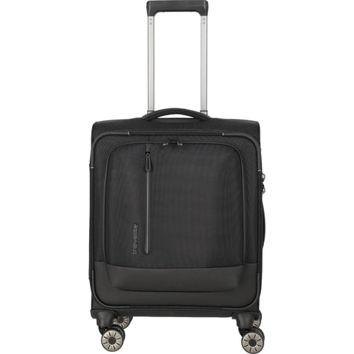 Travelite Crosslite  4-Rollen-Kabinentrolley S 55 cm -Schwarz