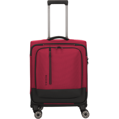 Travelite Crosslite 4-Rollen-Kabinentrolley S 55 cm -Rot KOFFER-PLUS.COM