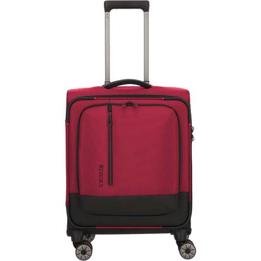 Travelite Crosslite 4-Rollen-Kabinentrolley S 55 cm -Rot KOFFER-PLUS.COM