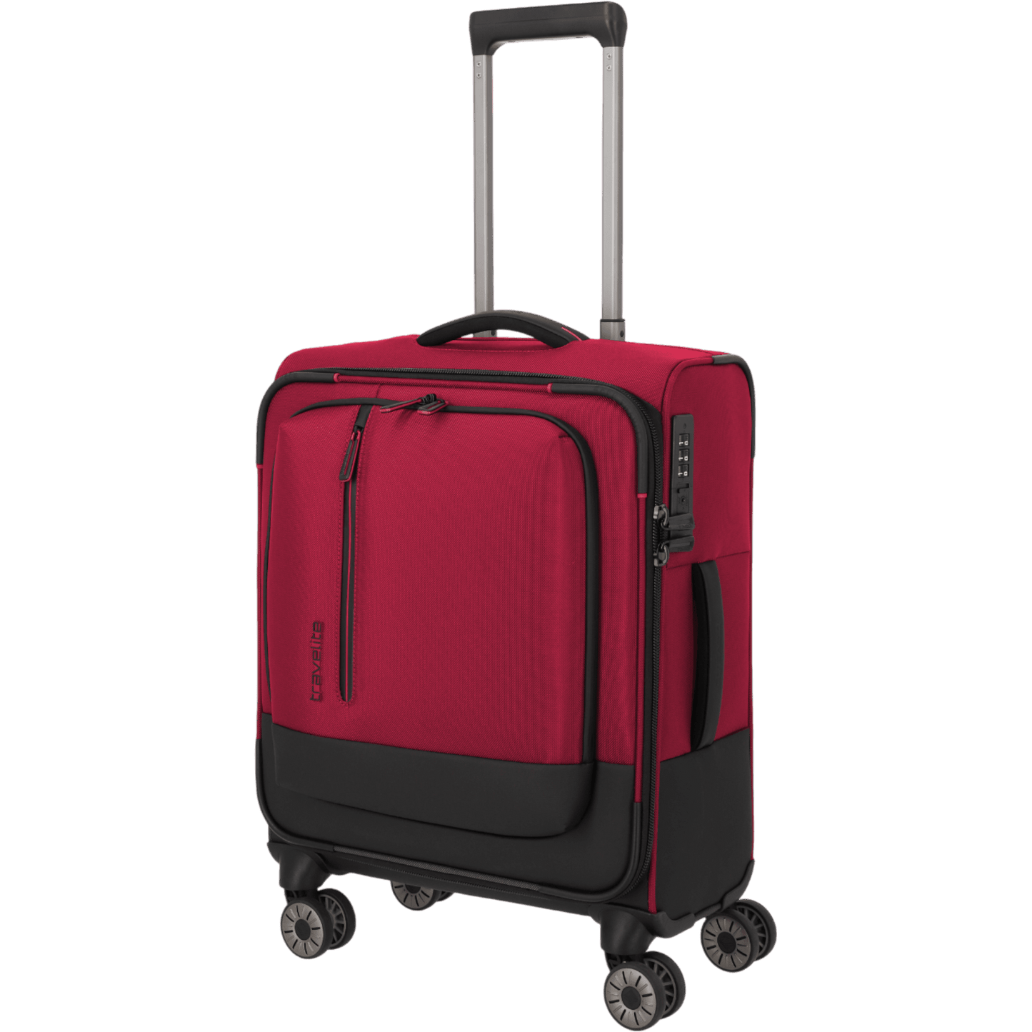 Travelite Crosslite 4-Rollen-Kabinentrolley S 55 cm -Rot KOFFER-PLUS.COM
