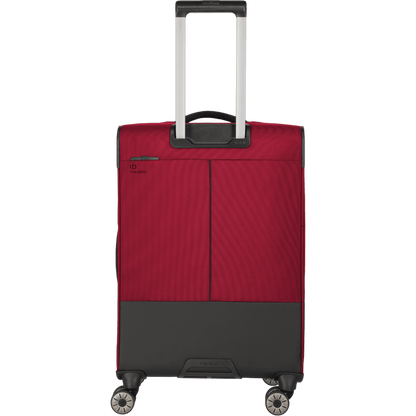 Travelite Crosslite 4-Rollen-Trolley M 66 cm -Rot KOFFER-PLUS.COM