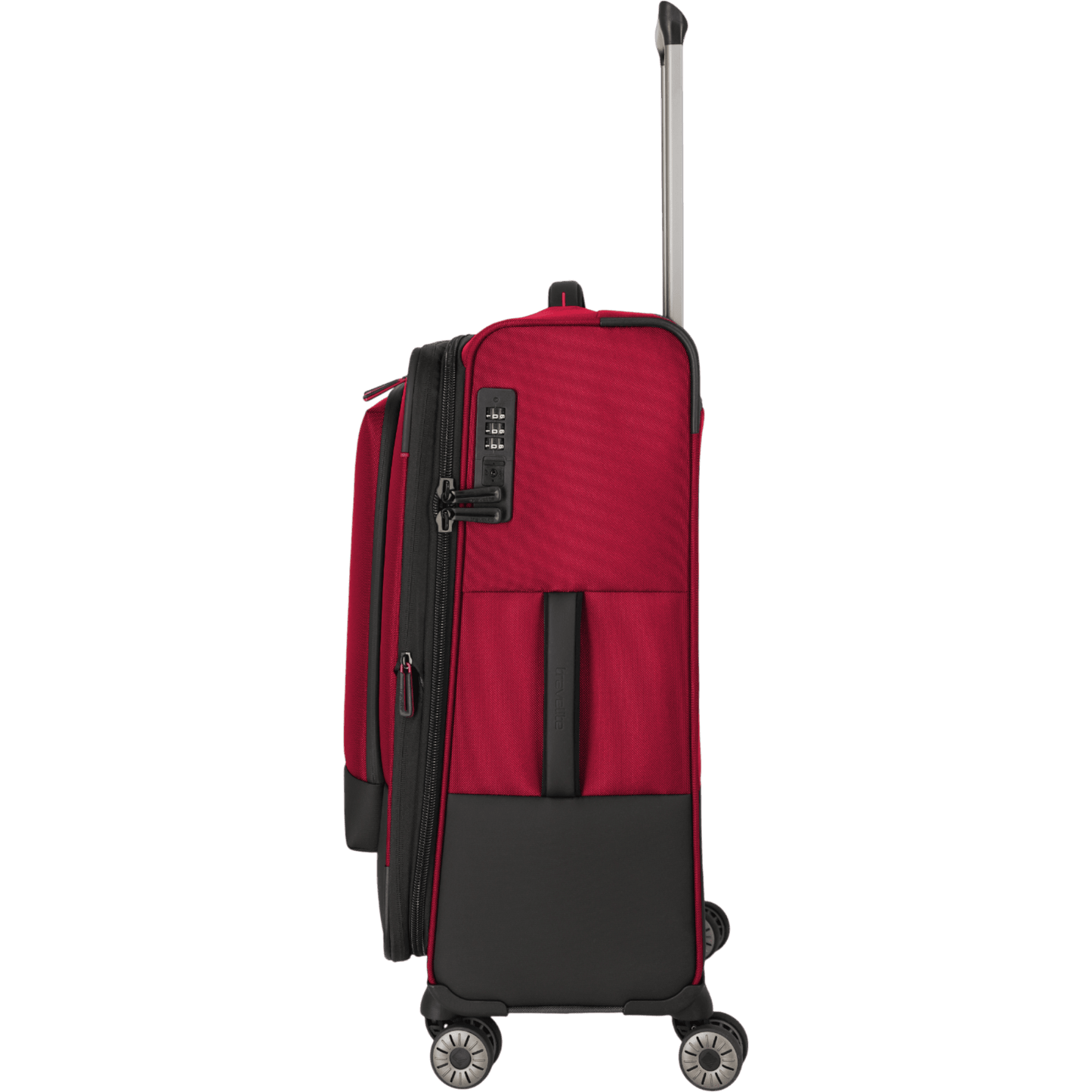 Travelite Crosslite 4-Rollen-Trolley M 66 cm -Rot KOFFER-PLUS.COM