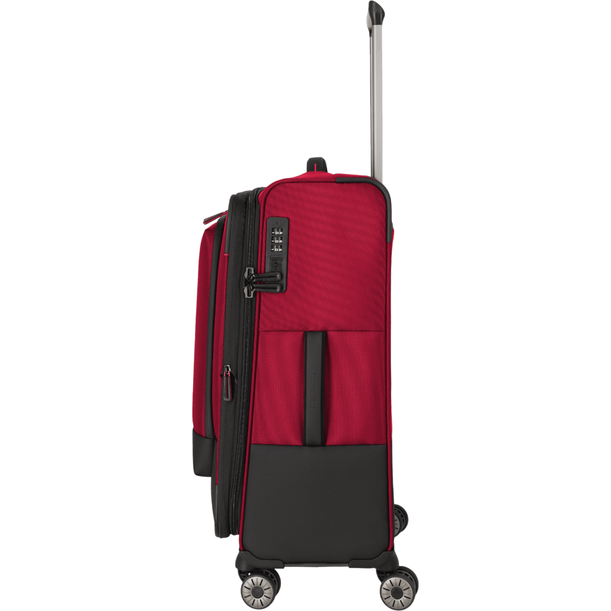 Travelite Crosslite 4-Rollen-Trolley M 66 cm -Rot KOFFER-PLUS.COM