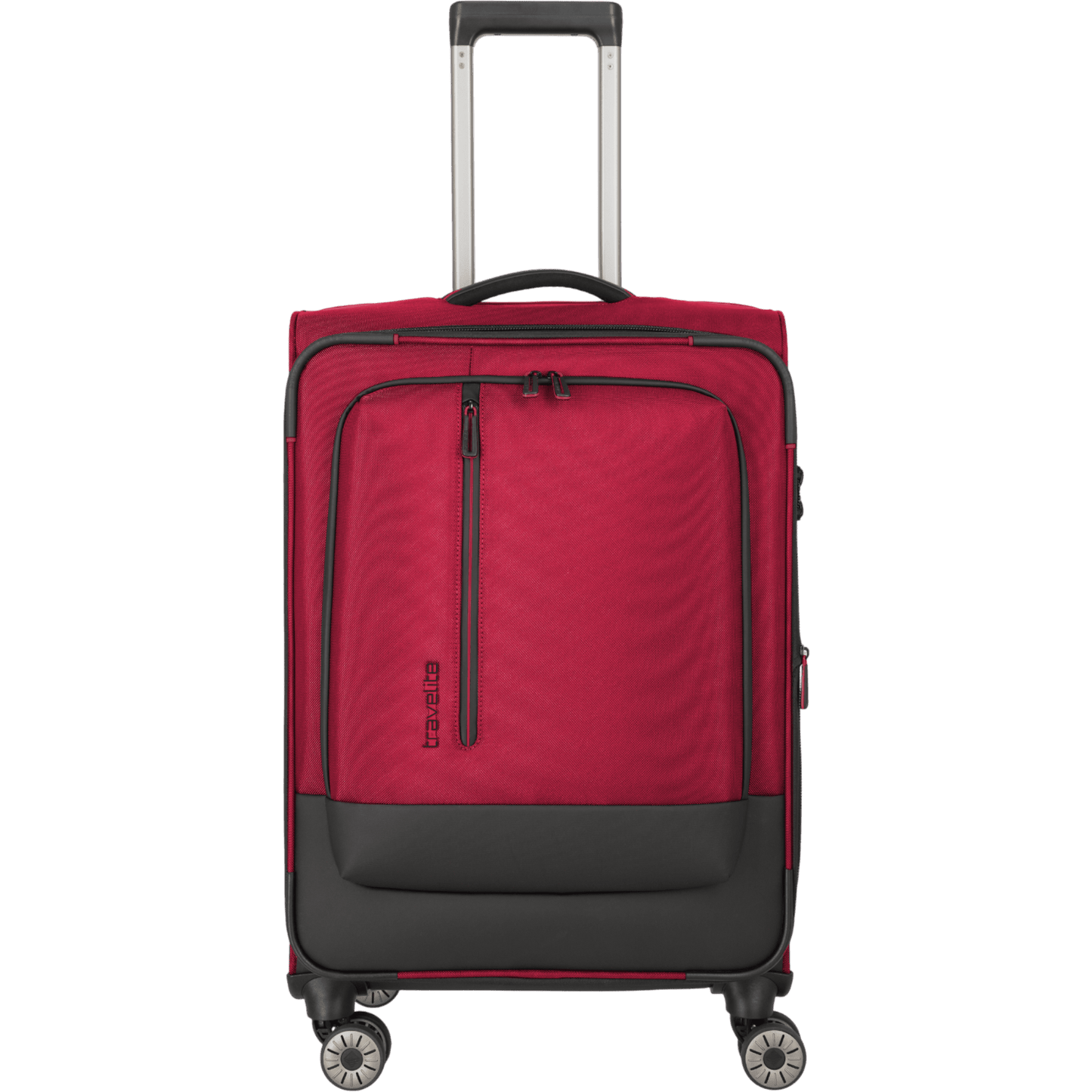 Travelite Crosslite 4-Rollen-Trolley M 66 cm -Rot KOFFER-PLUS.COM