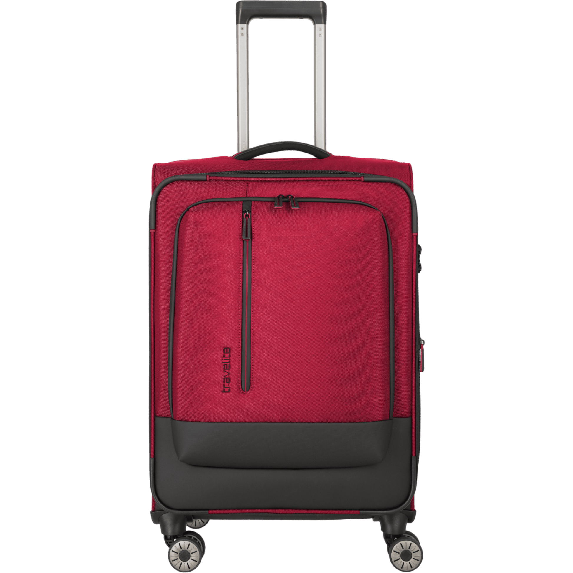 Travelite Crosslite 4-Rollen-Trolley M 66 cm -Rot KOFFER-PLUS.COM