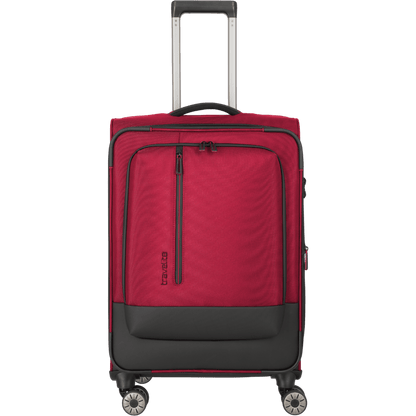Travelite Crosslite 4-Rollen-Trolley M 66 cm -Rot KOFFER-PLUS.COM