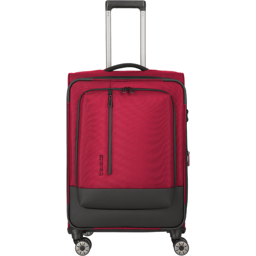 Travelite Crosslite 4-Rollen-Trolley M 66 cm -Rot