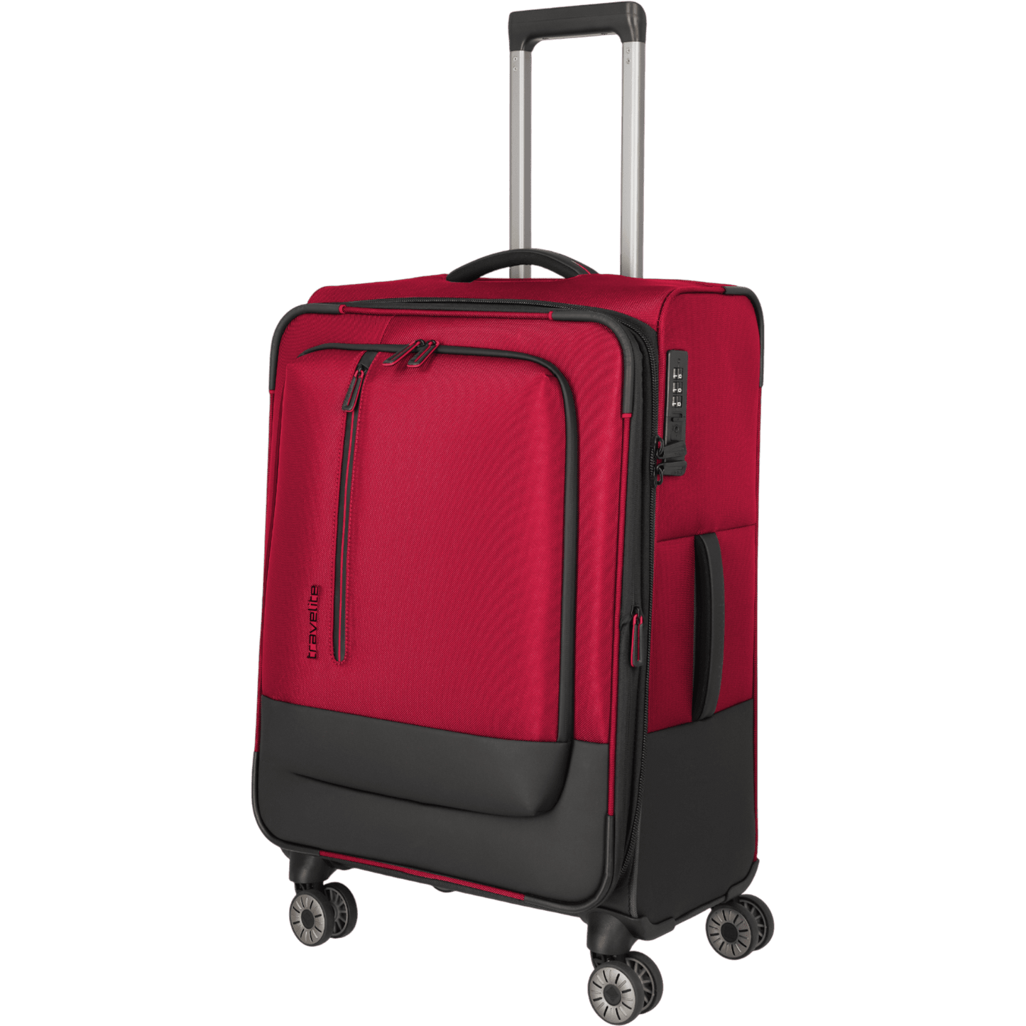 Travelite Crosslite 4-Rollen-Trolley M 66 cm -Rot KOFFER-PLUS.COM