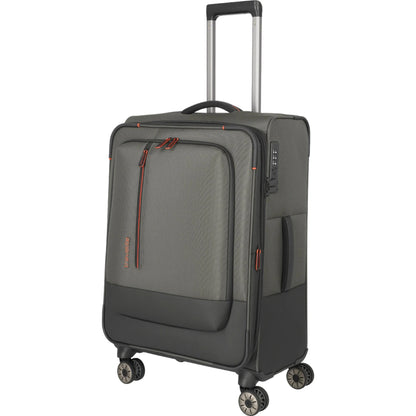 Travelite Crosslite  4-Rollen-Trolley M 66 cm -Oliv KOFFER-PLUS.COM