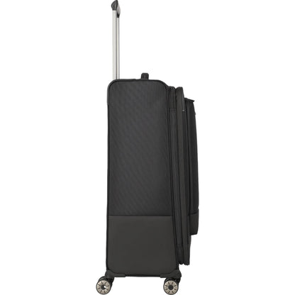 Travelite Crosslite  4-Rollen-Trolley L 77 cm -Schwarz KOFFER-PLUS.COM