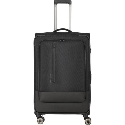 Travelite Crosslite  4-Rollen-Trolley L 77 cm -Schwarz KOFFER-PLUS.COM