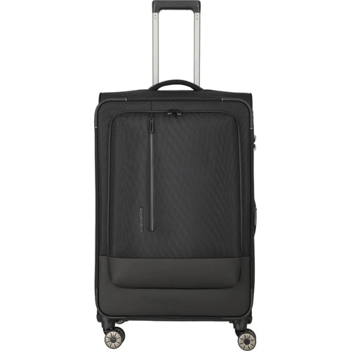 Travelite Crosslite  4-Rollen-Trolley L 77 cm -Schwarz