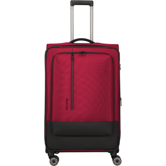 Travelite Crosslite 4-Rollen-Trolley L 77 cm -Rot KOFFER-PLUS.COM