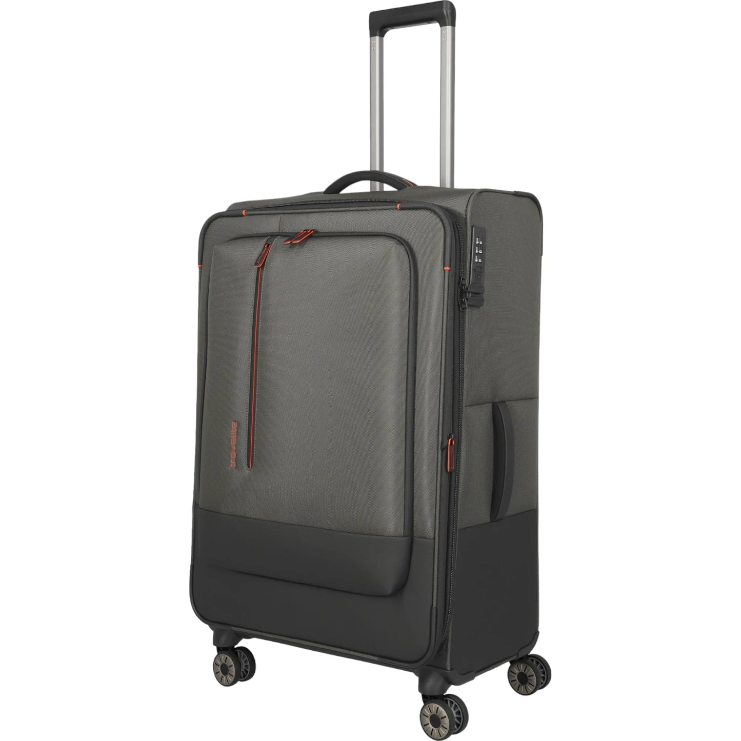 Travelite Crosslite  4-Rollen-Trolley L 77 cm -Oliv KOFFER-PLUS.COM