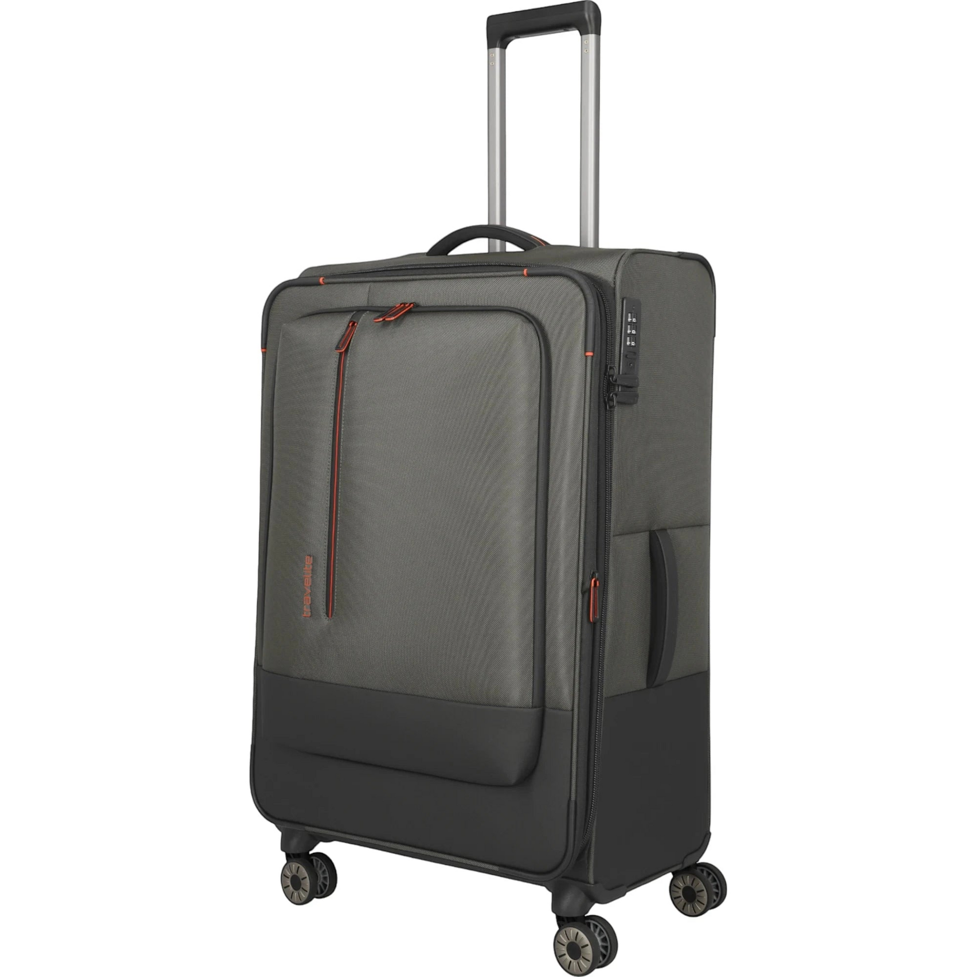 Travelite Crosslite  4-Rollen-Trolley L 77 cm -Oliv KOFFER-PLUS.COM