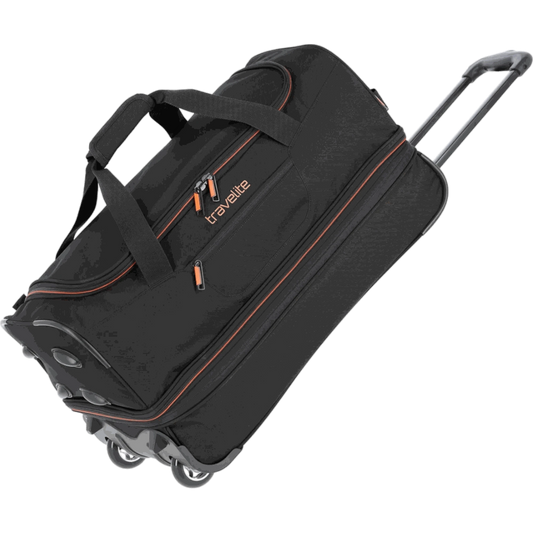 Travelite Basics Rollenreisetasche 55 cm -Schwarz KOFFER-PLUS.COM