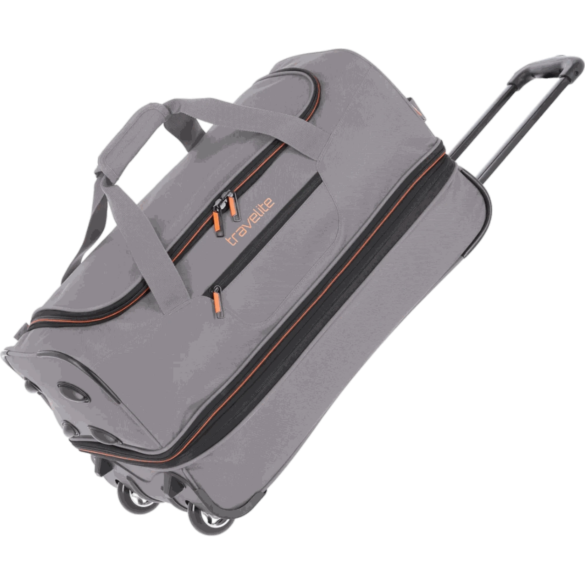 Travelite Basics Rollenreisetasche 55 cm -Grau KOFFER-PLUS.COM