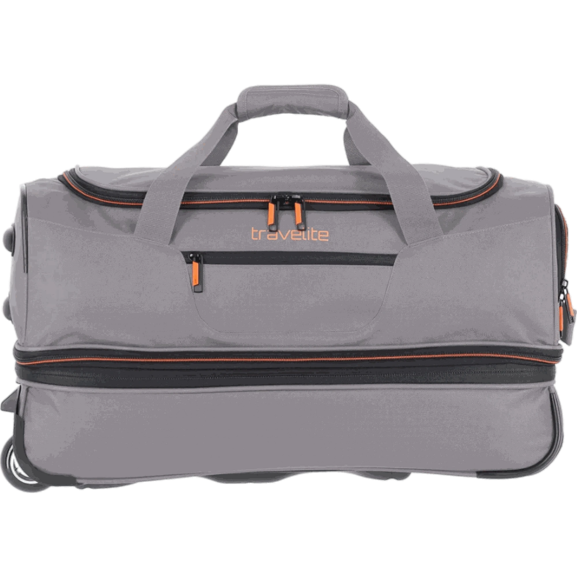 Travelite Basics Rollenreisetasche 55 cm -Grau KOFFER-PLUS.COM