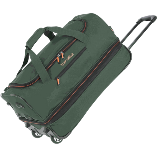 Travelite Basics Rollenreisetasche 55 cm -Dunkelgrün KOFFER-PLUS.COM