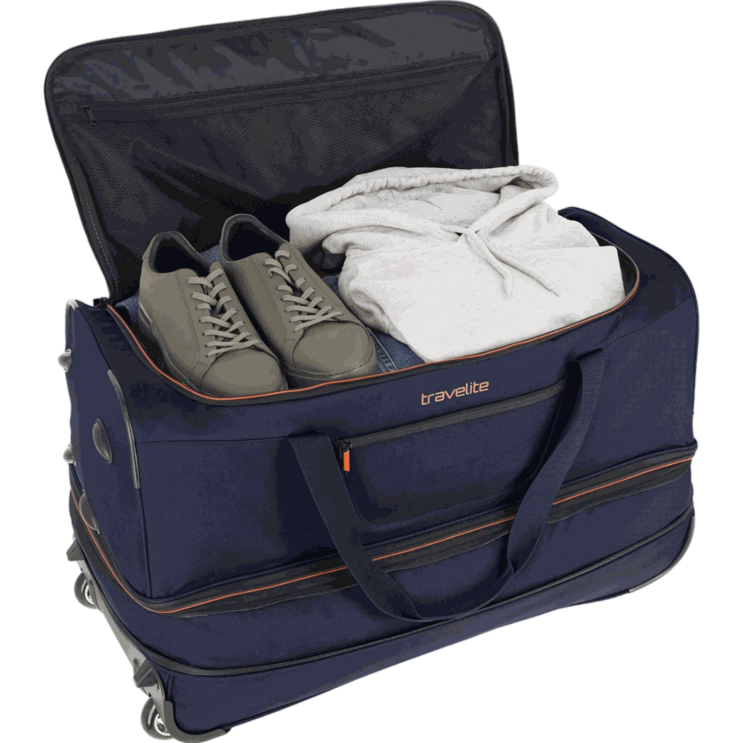 Travelite Basics Rollenreisetasche 70 cm -Marine KOFFER-PLUS.COM