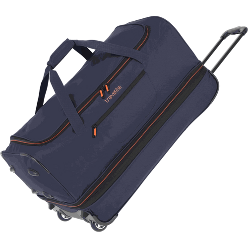 Travelite Basics Rollenreisetasche 70 cm -Marine