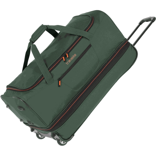 Travelite Basics Rollenreisetasche 70 cm -Dunkelgrün KOFFER-PLUS.COM