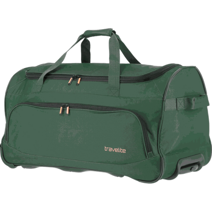 Travelite Basics  Fresh Rollenreisetasche 71 cm -Dunkelgrün KOFFER-PLUS.COM