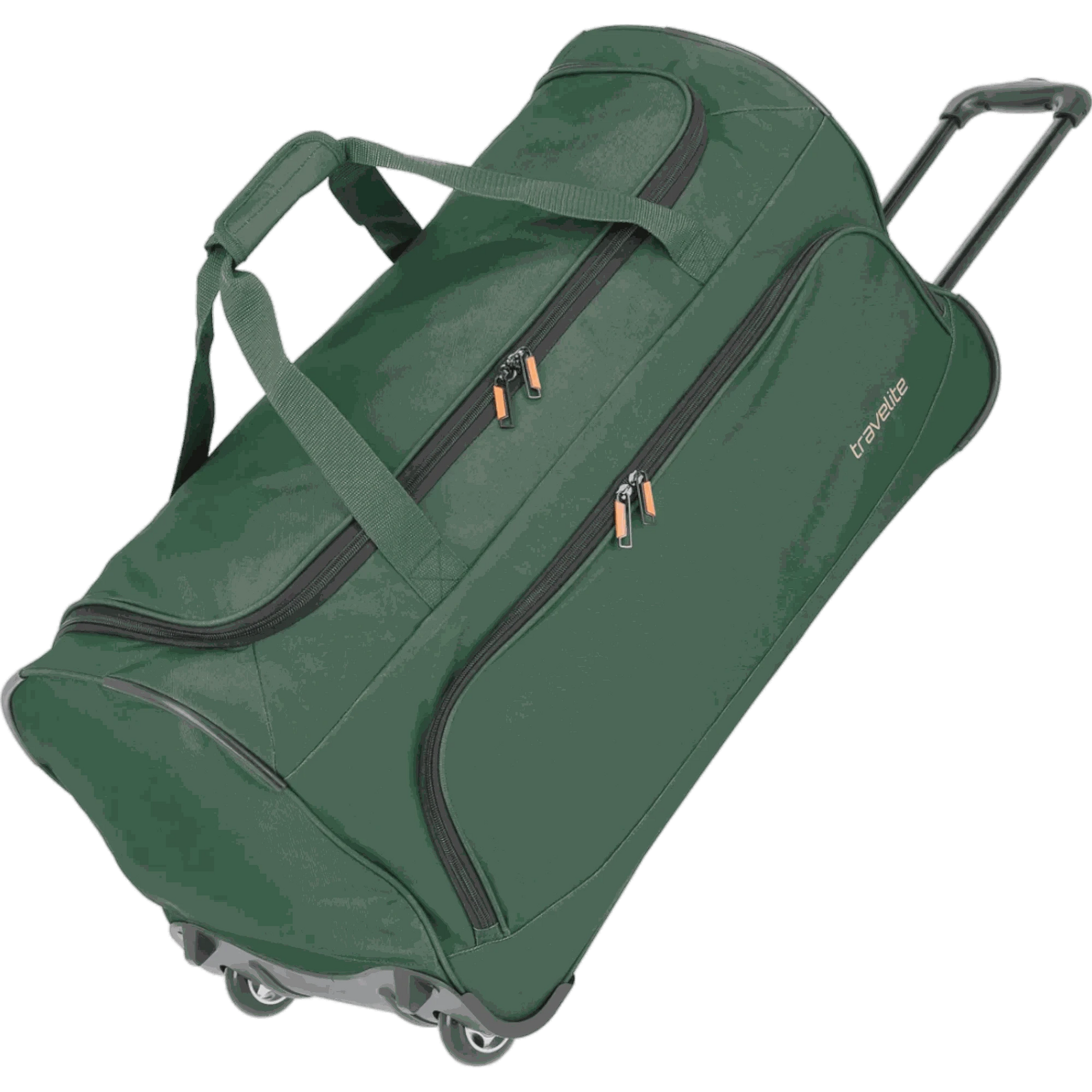 Travelite Basics  Fresh Rollenreisetasche 71 cm -Dunkelgrün KOFFER-PLUS.COM