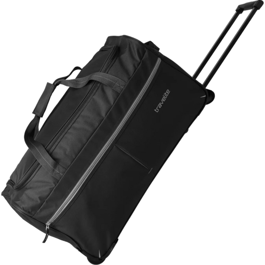 Travelite Basics  Fast Reisetasche mit Rollen 65 cm -Schwarz/Grau KOFFER-PLUS.COM