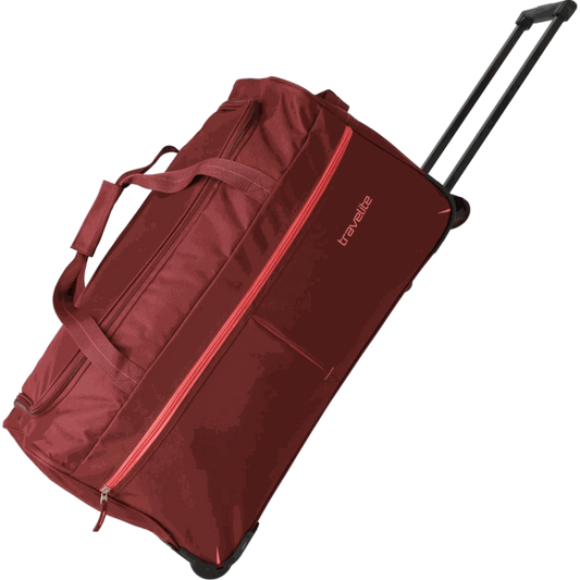 Travelite Basics Fast Reisetasche mit Rollen 65 cm -Bordeaux/Rosé KOFFER-PLUS.COM