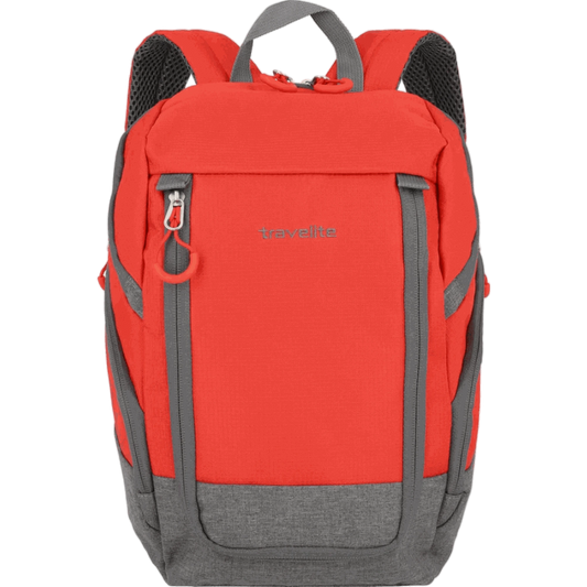 Travelite Basics Rucksack 35 cm -Rot/grau KOFFER-PLUS.COM