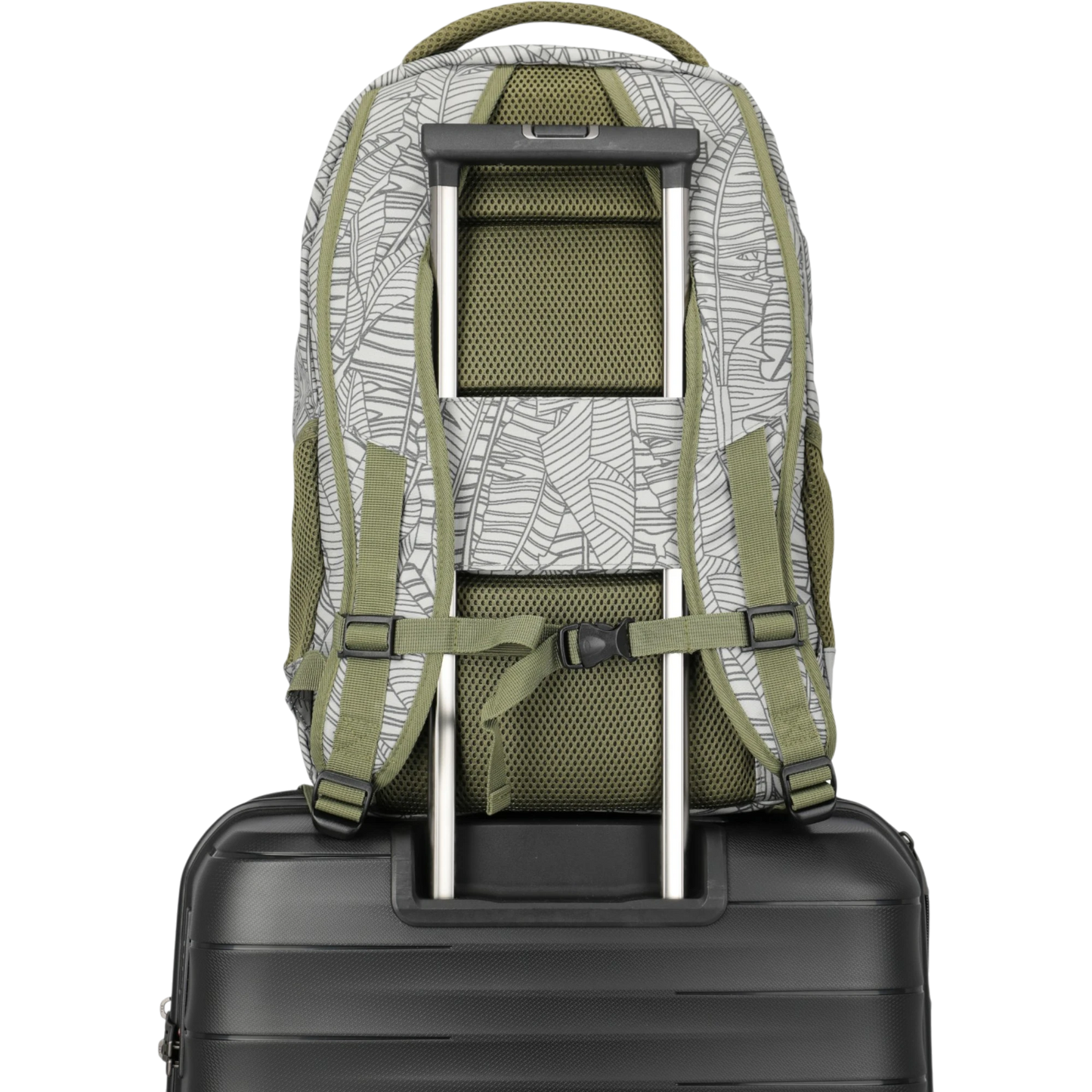 Travelite Basics Rucksack mit Laptopfach 45 cm -Print Grey KOFFER-PLUS.COM
