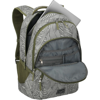 Travelite Basics Rucksack mit Laptopfach 45 cm -Print Grey KOFFER-PLUS.COM