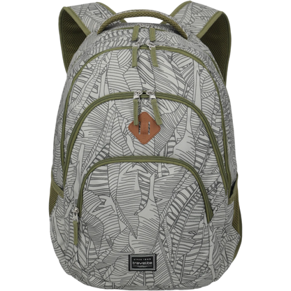 Travelite Basics Rucksack mit Laptopfach 45 cm -Print Grey KOFFER-PLUS.COM