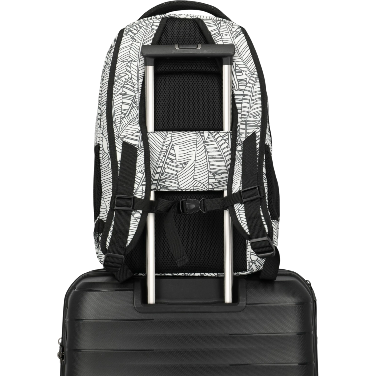 Travelite Basics Rucksack mit Laptopfach 45 cm -Print White KOFFER-PLUS.COM