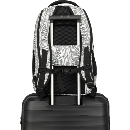 Travelite Basics Rucksack mit Laptopfach 45 cm -Print White KOFFER-PLUS.COM