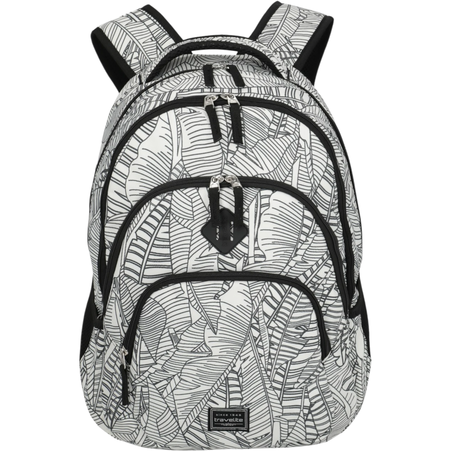 Travelite Basics Rucksack mit Laptopfach 45 cm -Print White KOFFER-PLUS.COM