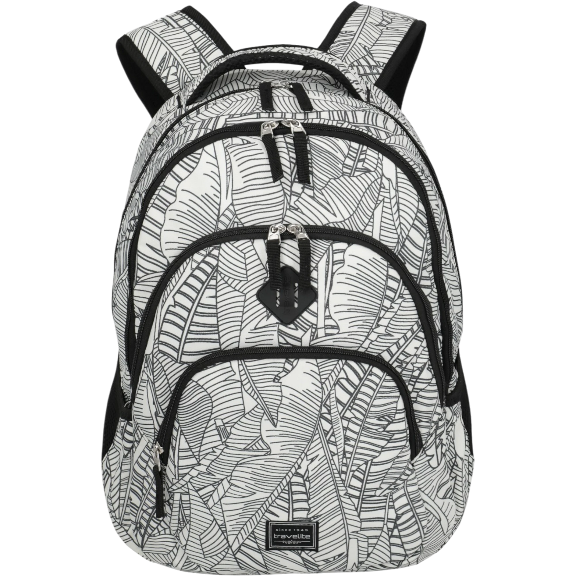 Travelite Basics Rucksack mit Laptopfach 45 cm -Print White KOFFER-PLUS.COM