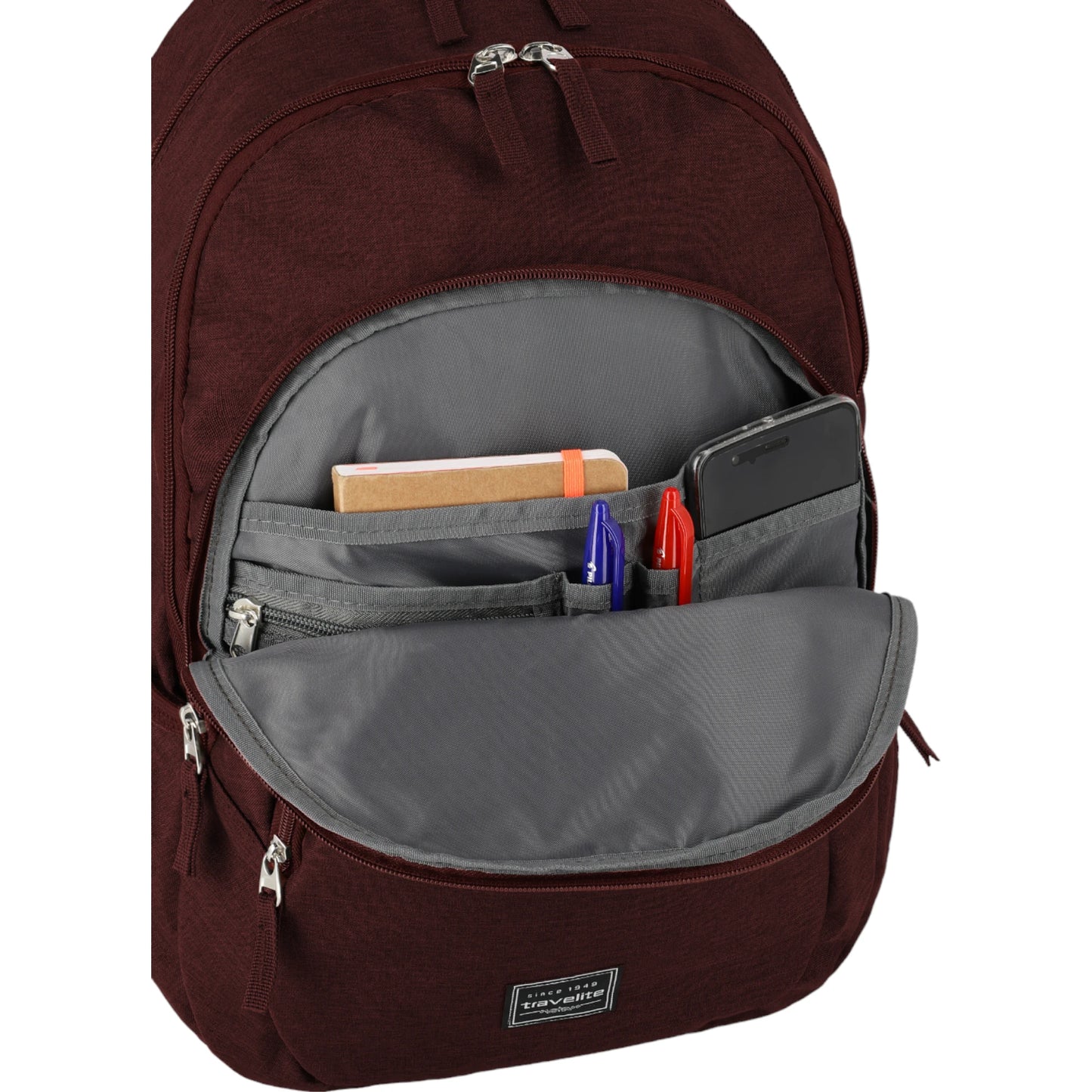 Travelite Basics Freizeit Rucksack 45 cm -Bordeaux KOFFER-PLUS.COM