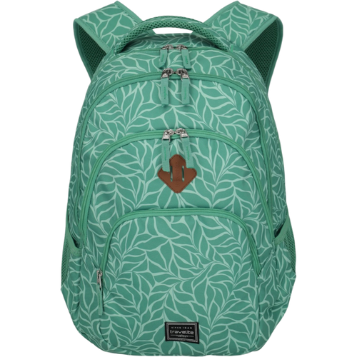 Travelite Basics Rucksack mit Laptopfach 45 cm -Print Green