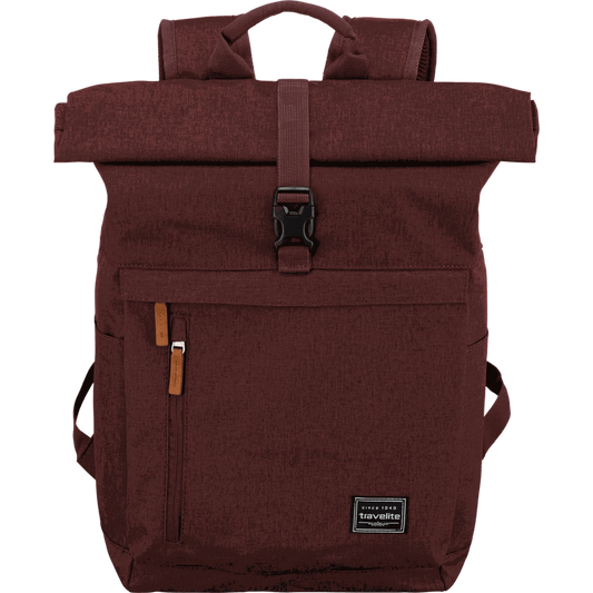 Travelite Basics Rolltop-Rucksack 60 cm -Bordeaux KOFFER-PLUS.COM