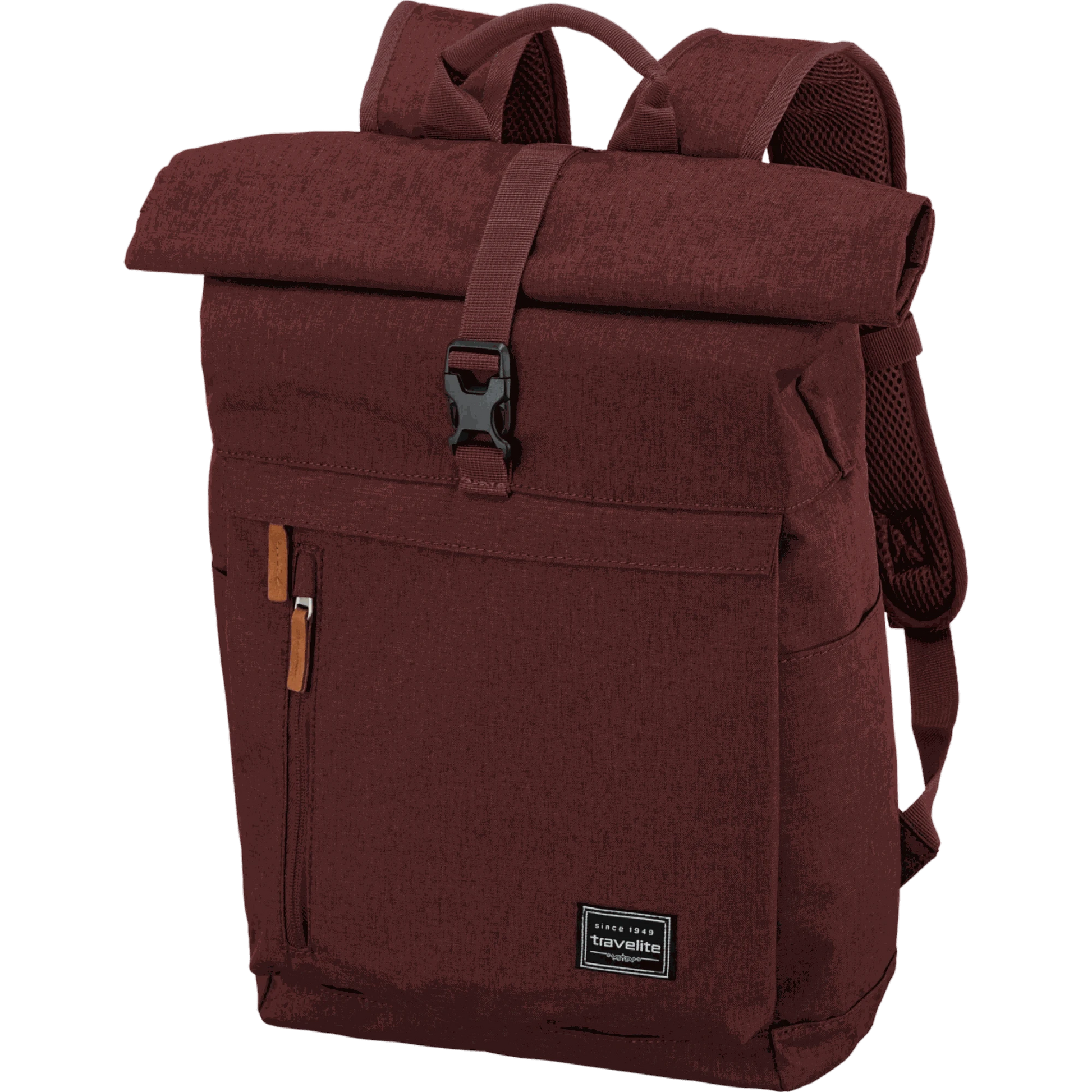 Travelite Basics Rolltop-Rucksack 60 cm -Bordeaux KOFFER-PLUS.COM