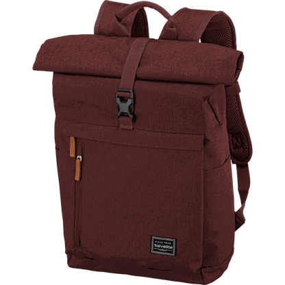 Travelite Basics Rolltop-Rucksack 60 cm -Bordeaux KOFFER-PLUS.COM