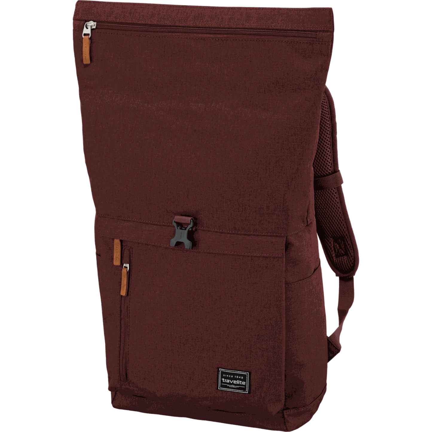 Travelite Basics Rolltop-Rucksack 60 cm -Bordeaux KOFFER-PLUS.COM