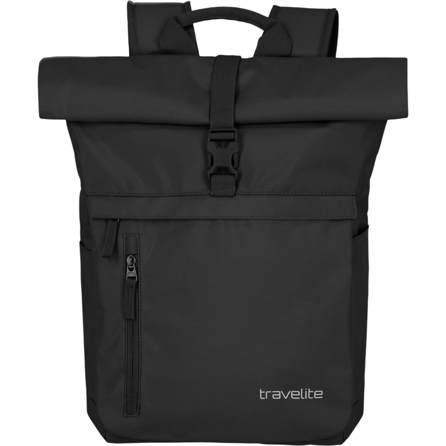 Travelite Basics Rolltop-Rucksack 60 cm -Schwarz KOFFER-PLUS.COM