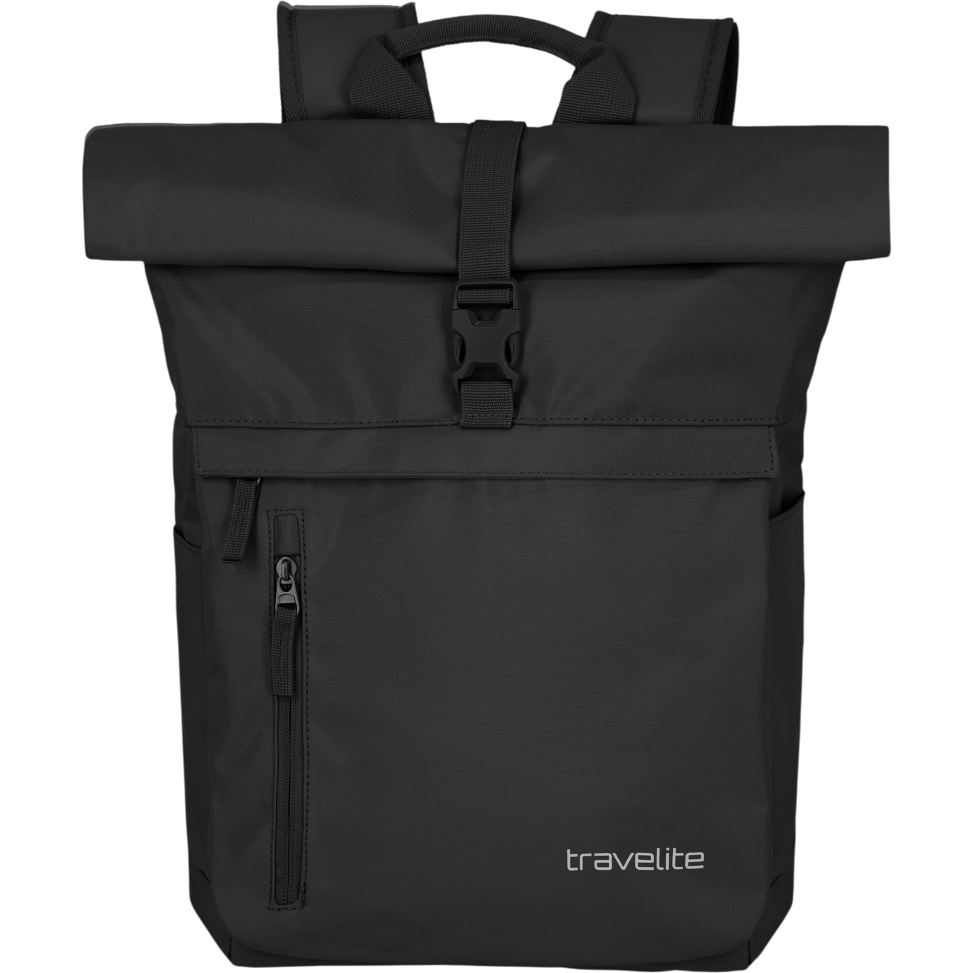 Travelite Basics Rolltop-Rucksack 60 cm -Schwarz KOFFER-PLUS.COM