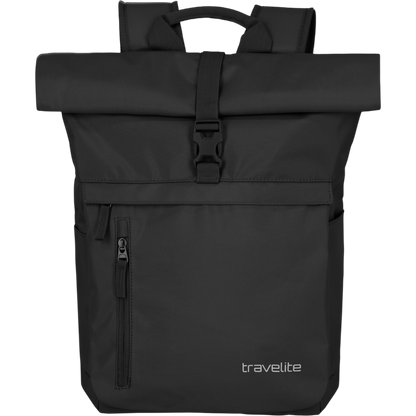 Travelite Basics Rolltop-Rucksack 60 cm -Schwarz KOFFER-PLUS.COM