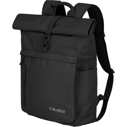 Travelite Basics Rolltop-Rucksack 60 cm -Schwarz KOFFER-PLUS.COM