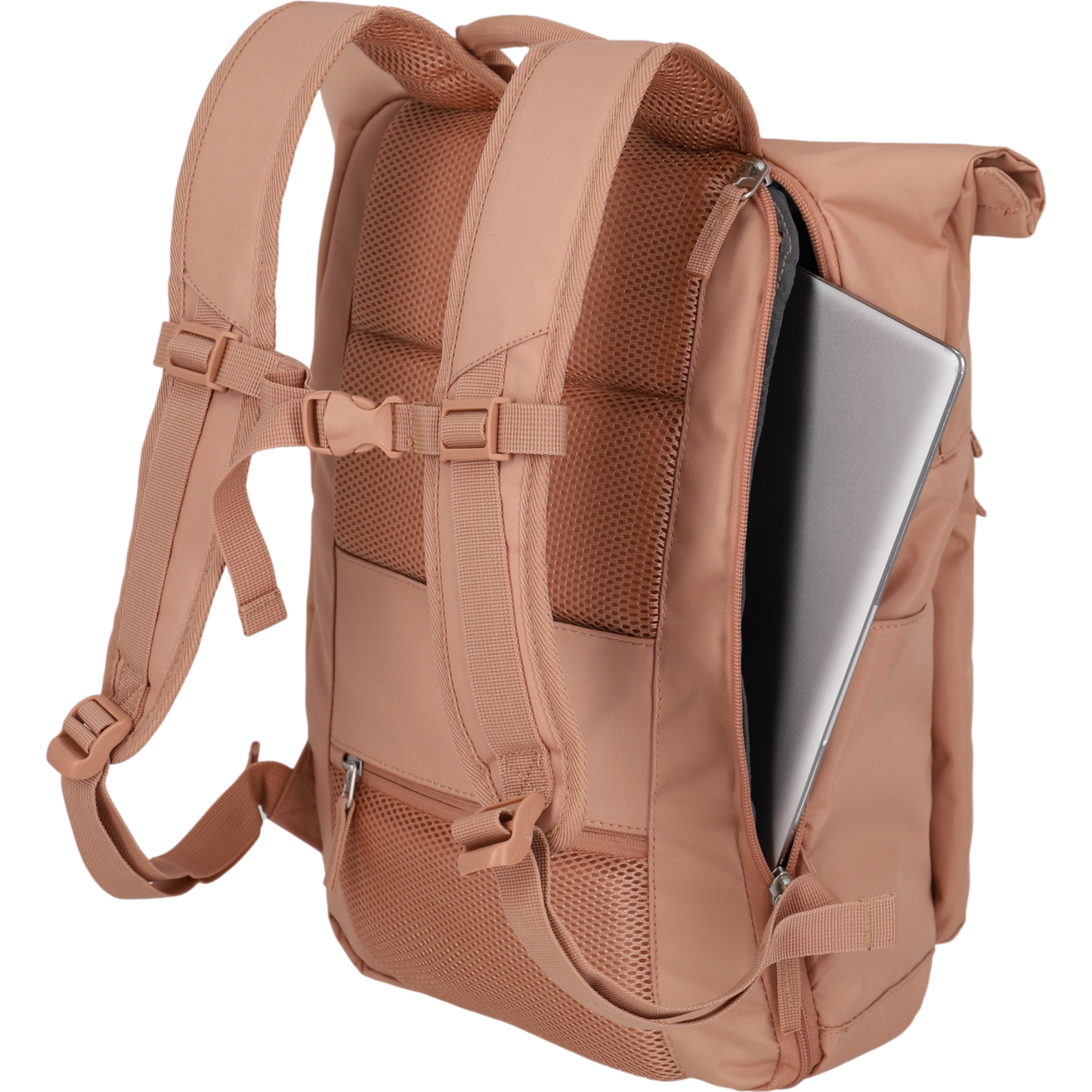 Travelite Basics Rolltop-Rucksack 60 cm -Puderrosa KOFFER-PLUS.COM